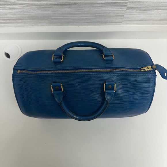 Louis Vuitton Blue Duffel Bag - Picture 5 of 9